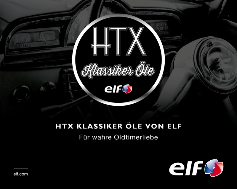 Titelseite: ELF HTX Klassikeröle